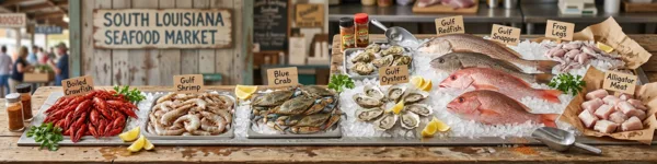 Seafood from Comeaux's